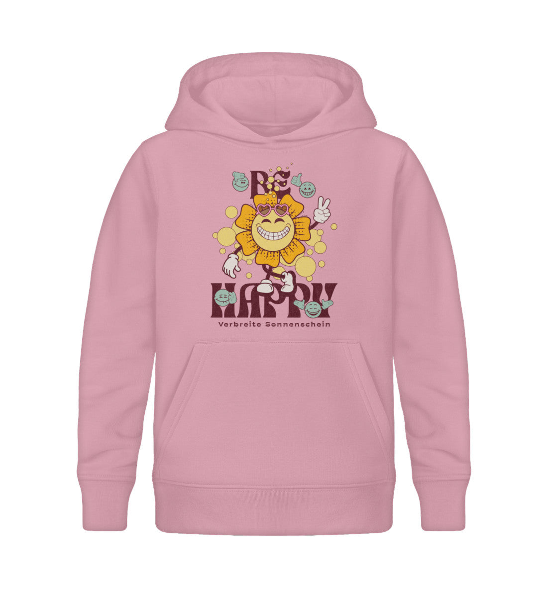 Mini Bio Hoodie Cotton Pink