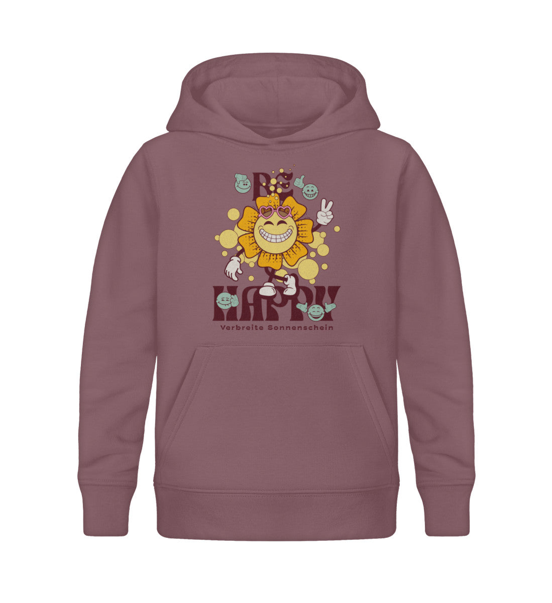 Mini Bio Hoodie Hibiscus Rose