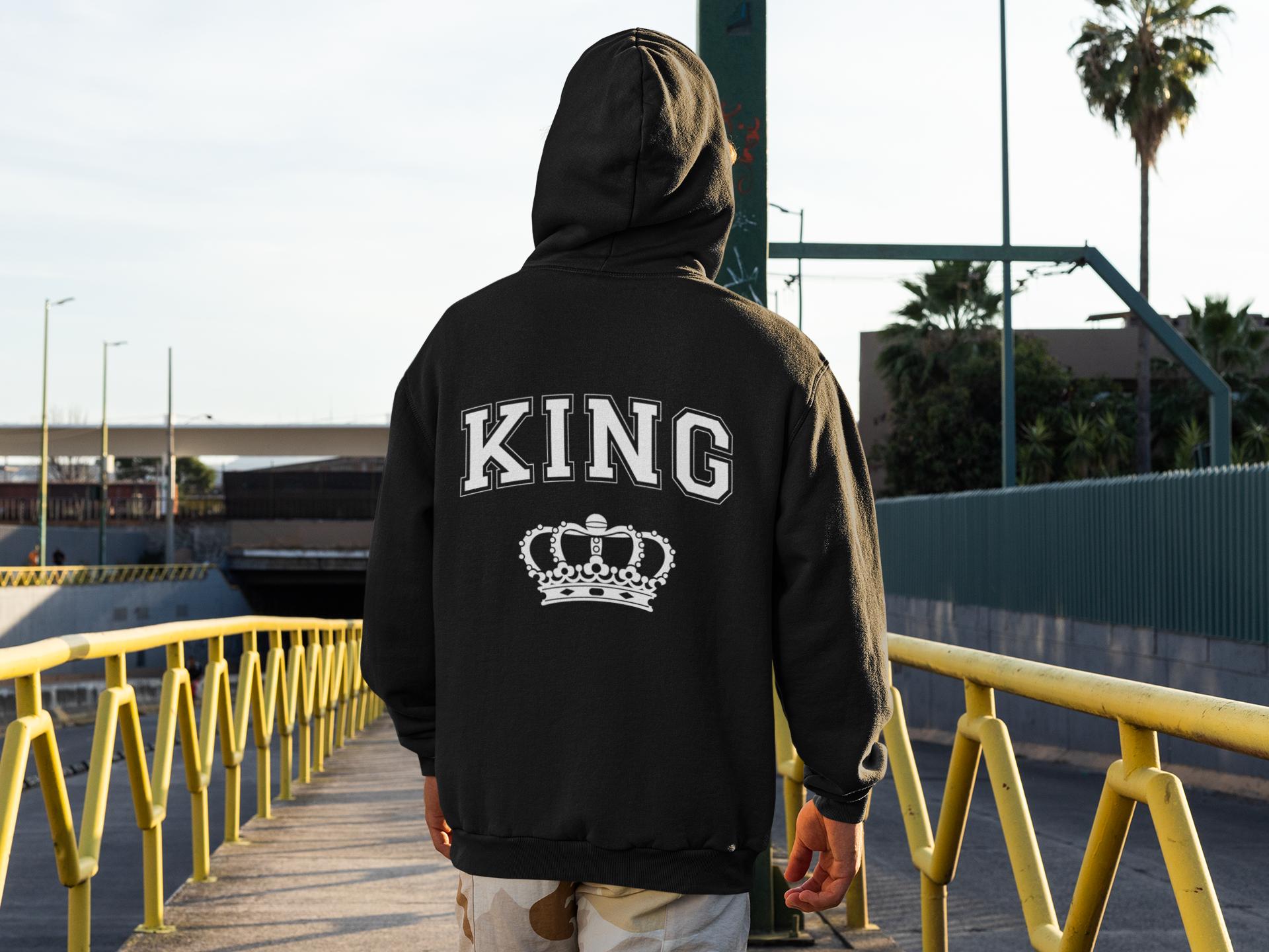 KING - Organic Hoodie - Family Partnerlook