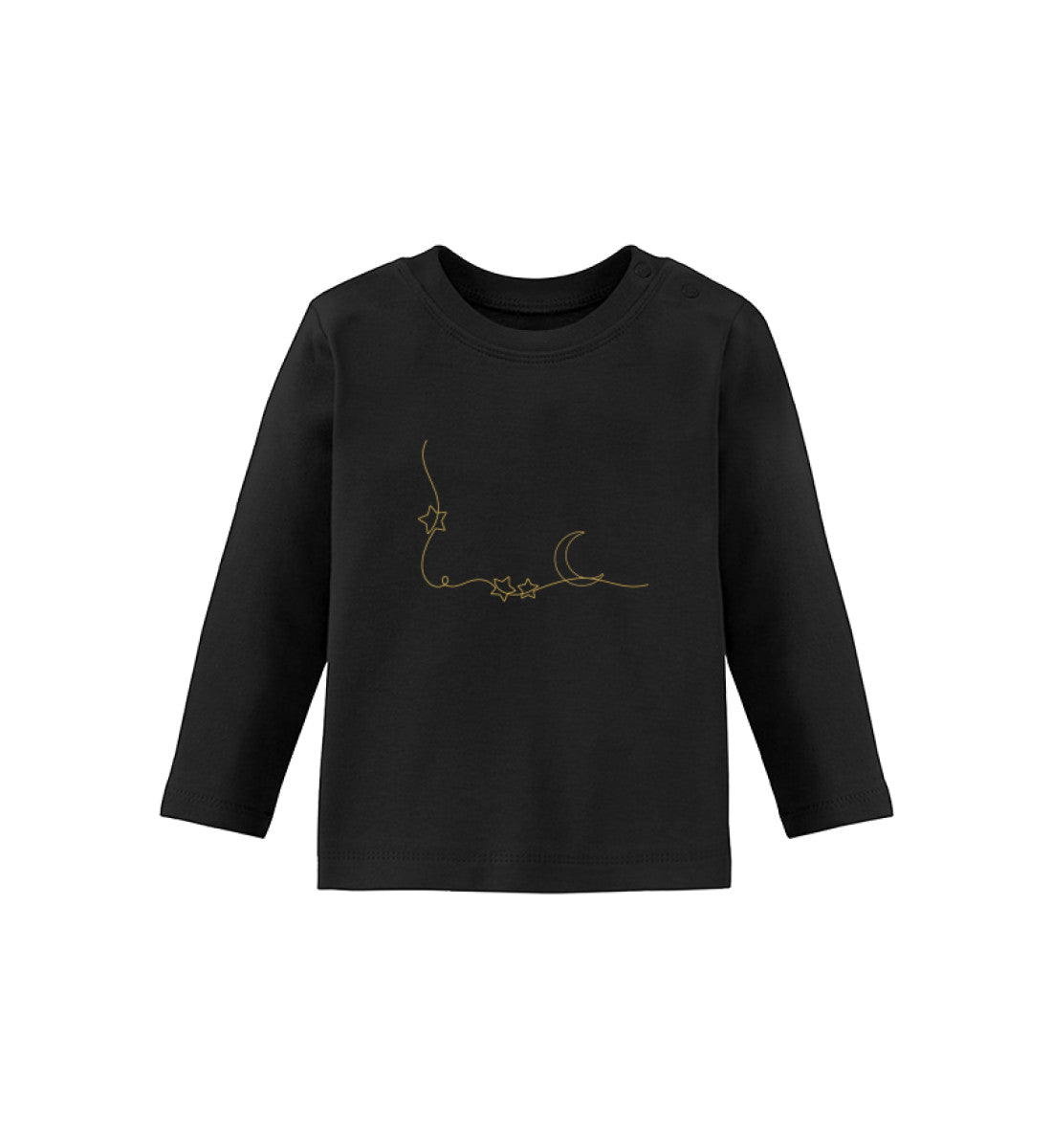 Baby Langarmshirt Schwarz