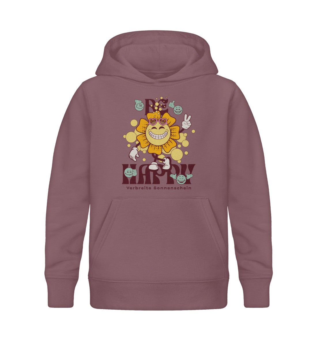 Mini Bio Hoodie Hibiscus Rose