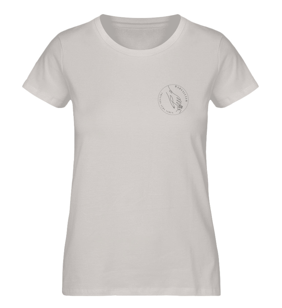 Damen Bio Shirt Cream Heather Grey