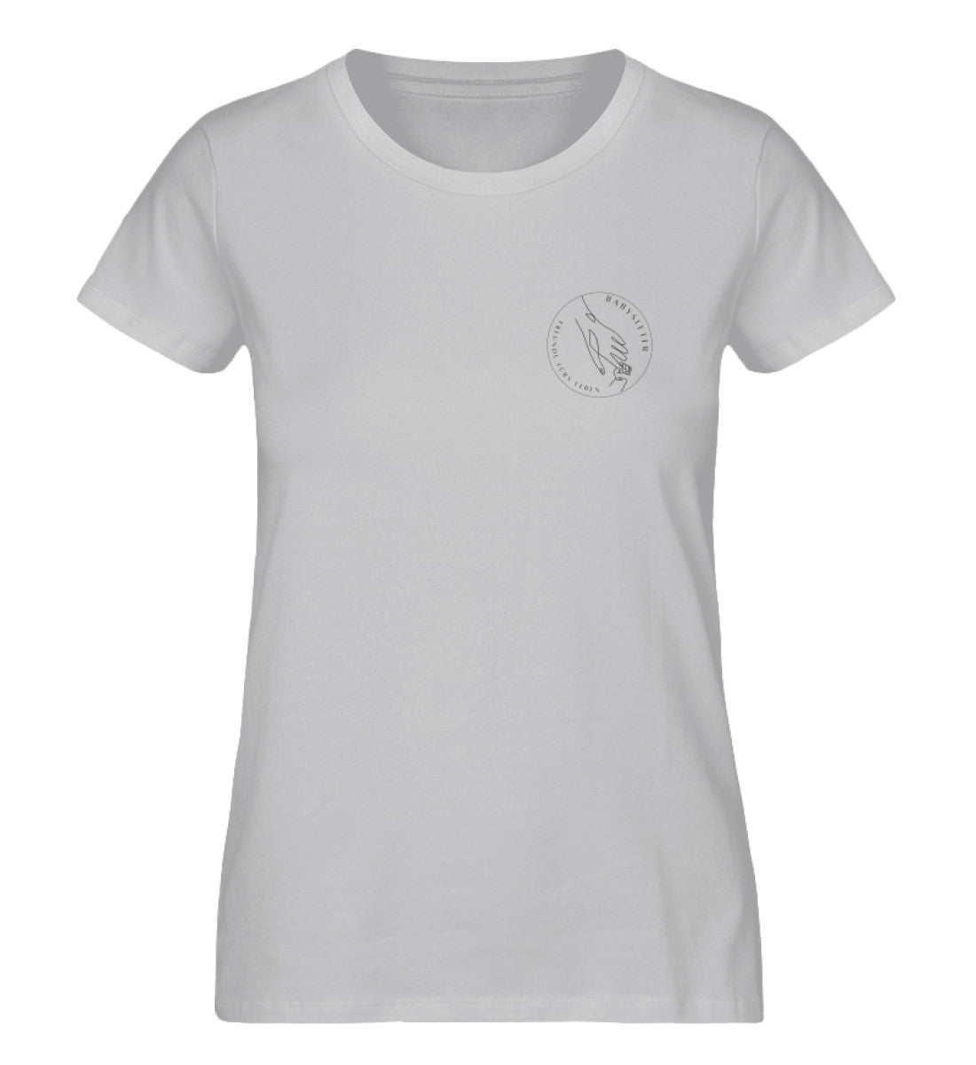 Damen Bio Shirt Grau (Meliert)