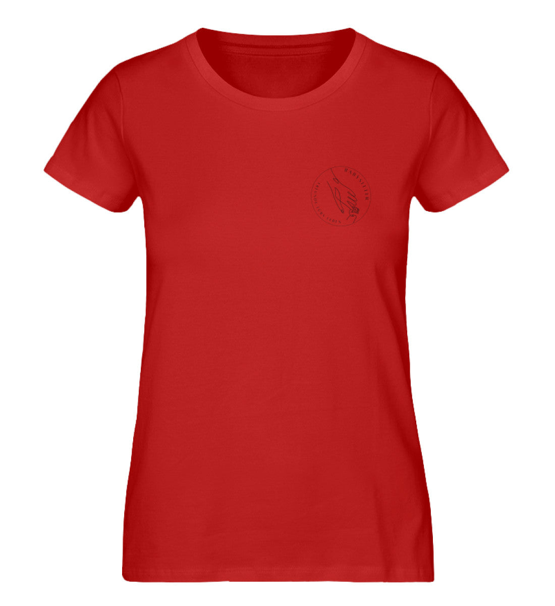 Damen Bio Shirt Red