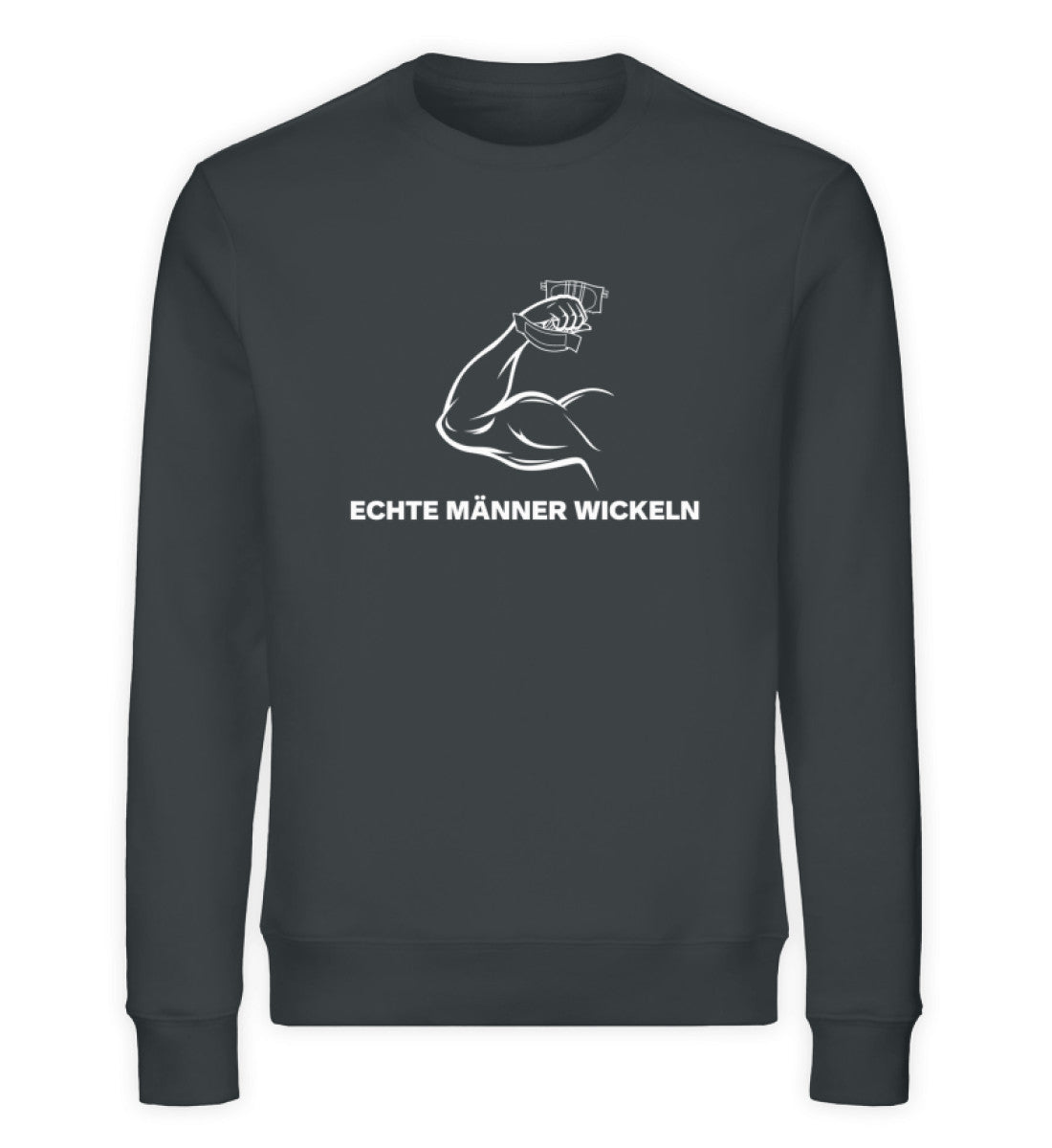 Papa Sweatshirt - India Ink Grey-7068