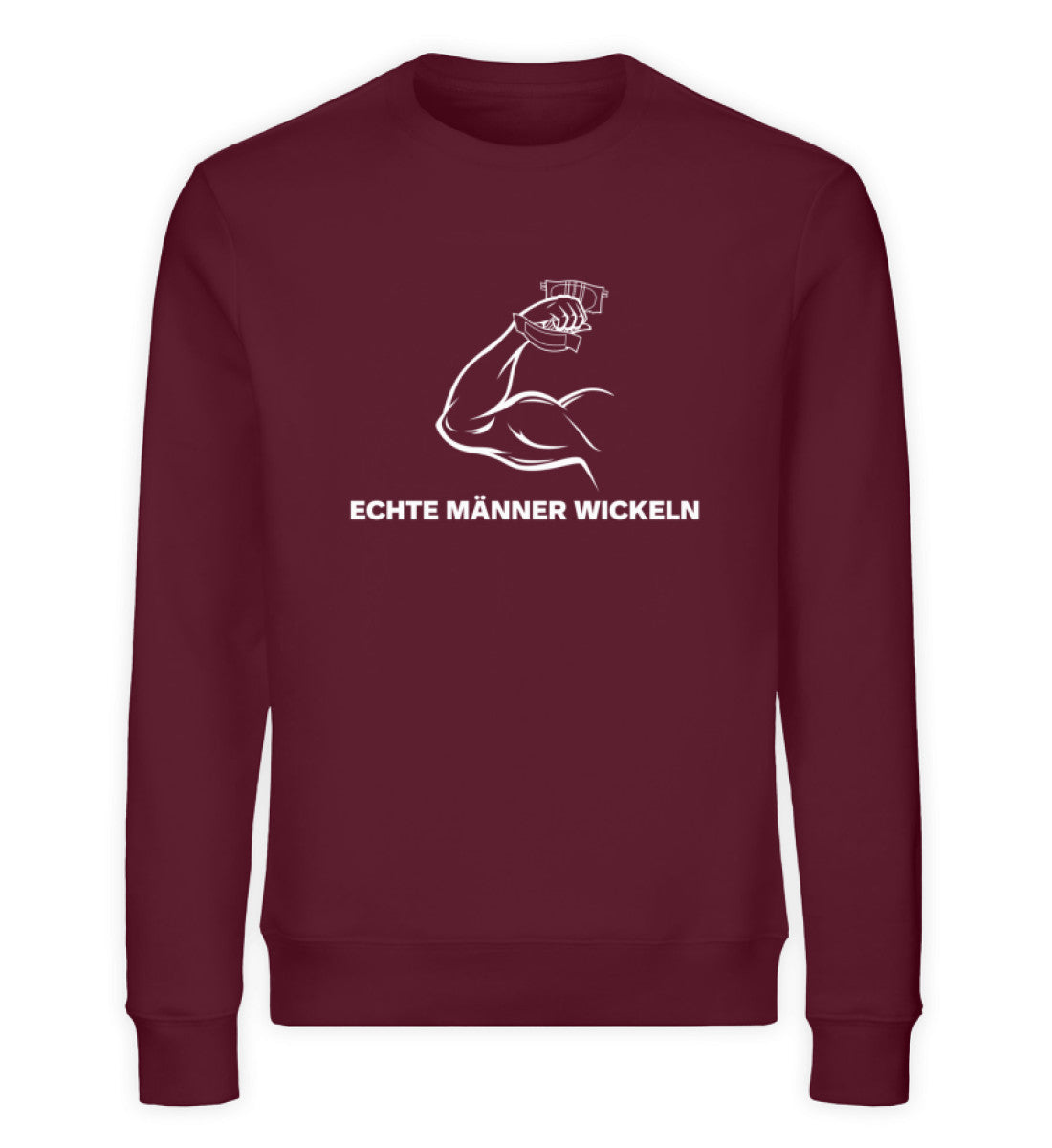 Papa Sweatshirt - Burgundy-839